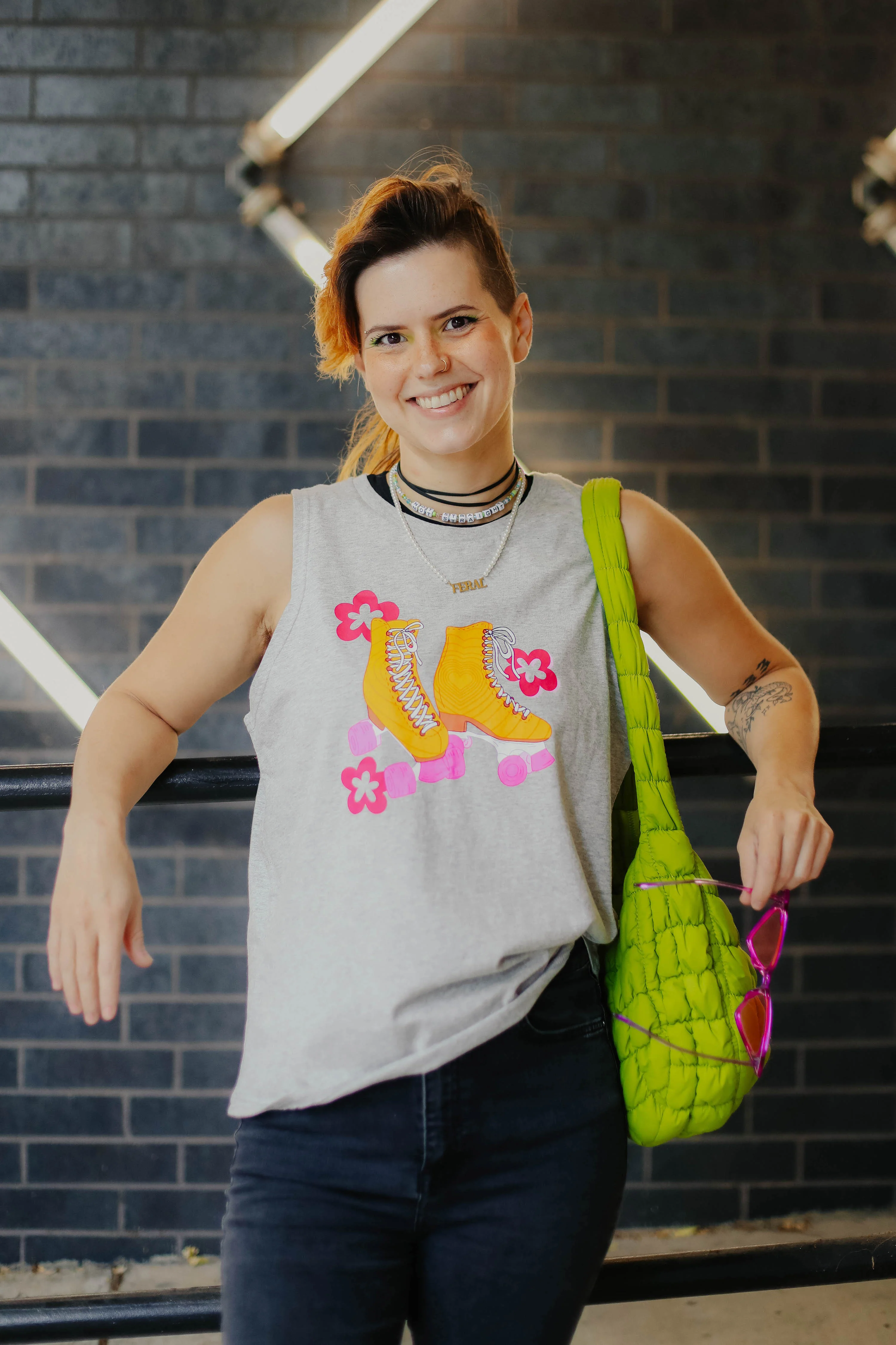 Roller Skates Tank Top Shirt - Image 6