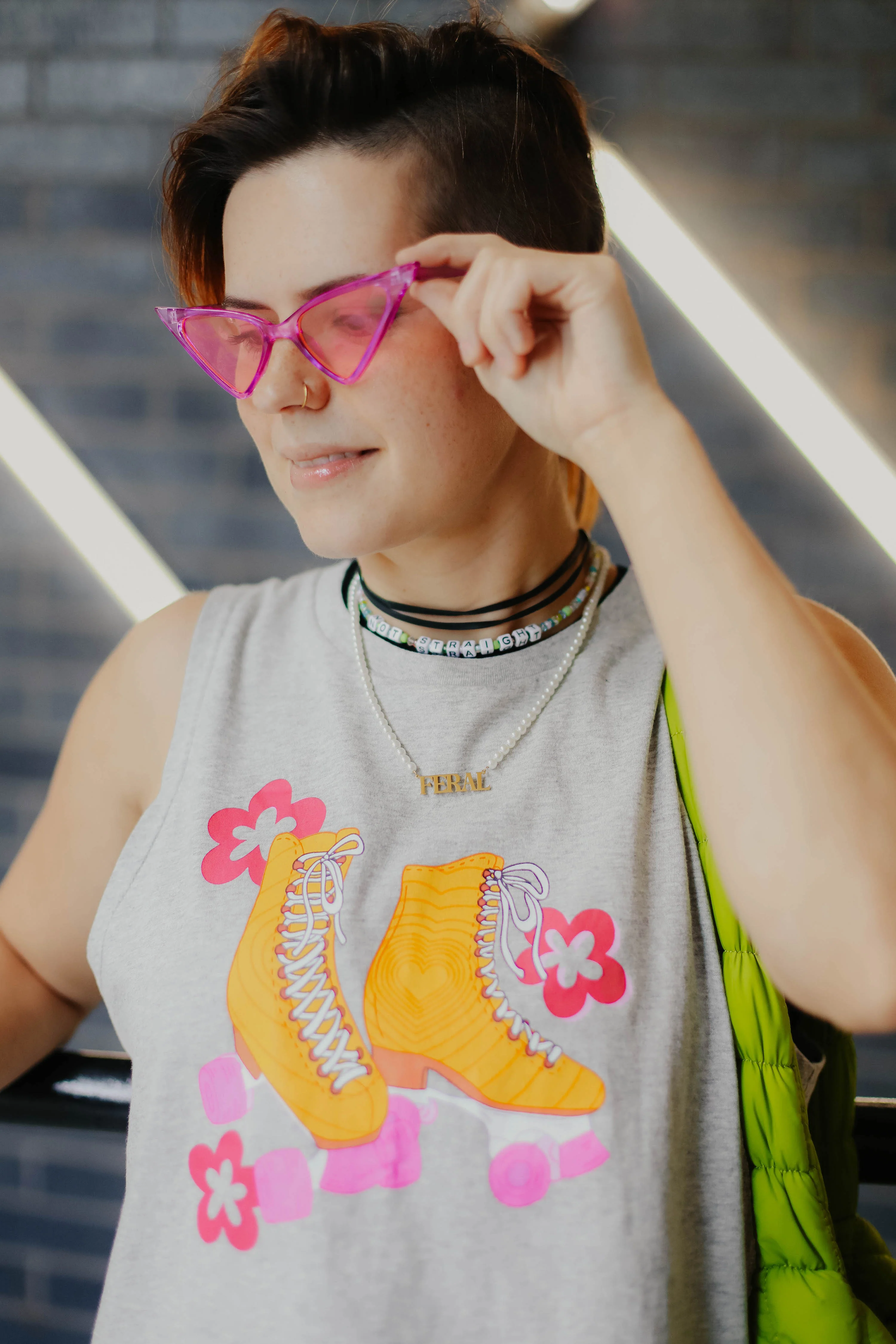 Roller Skates Tank Top Shirt - Image 8