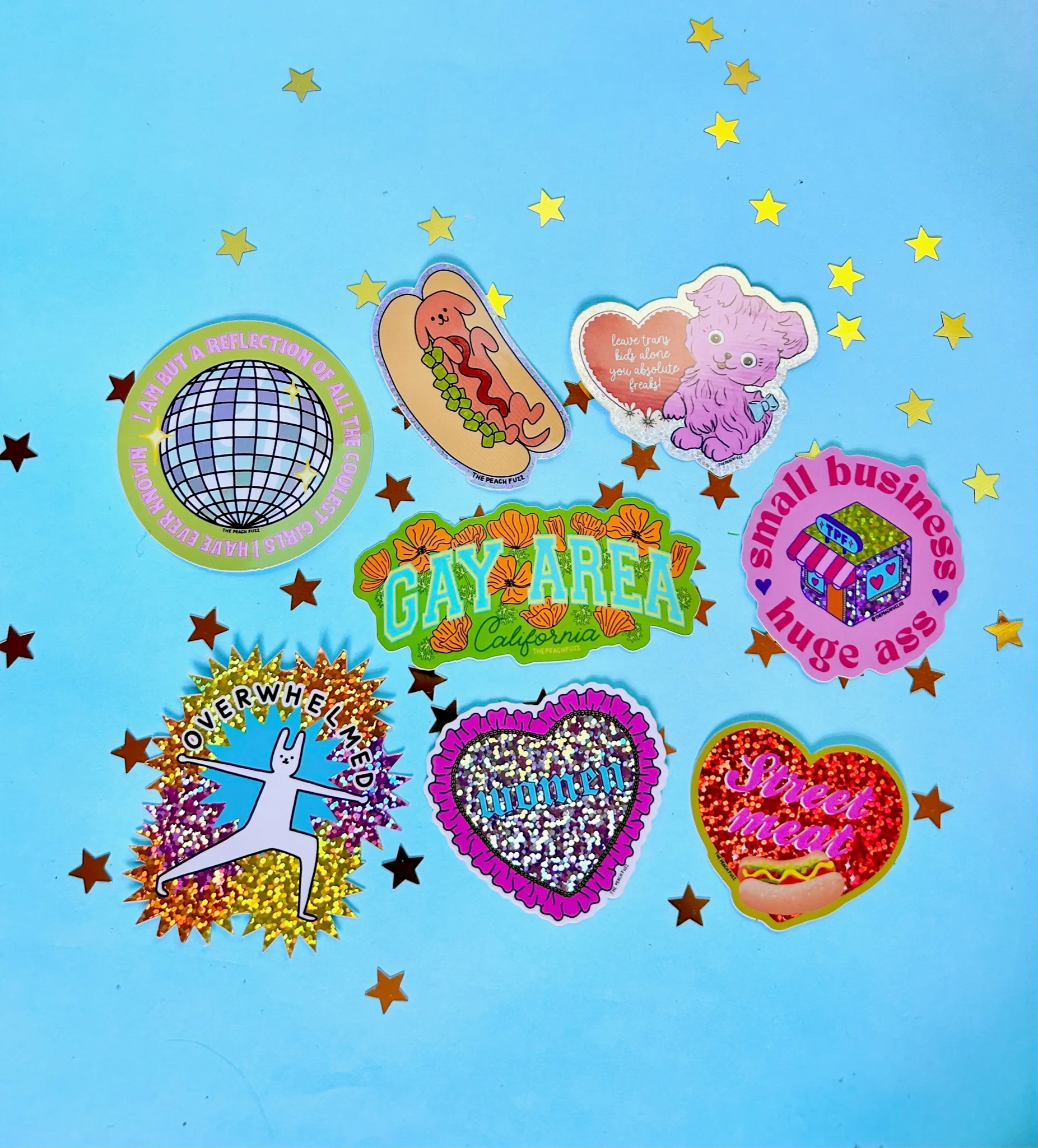 Small Business, Huge Ass Glitter Sticker - Image 5