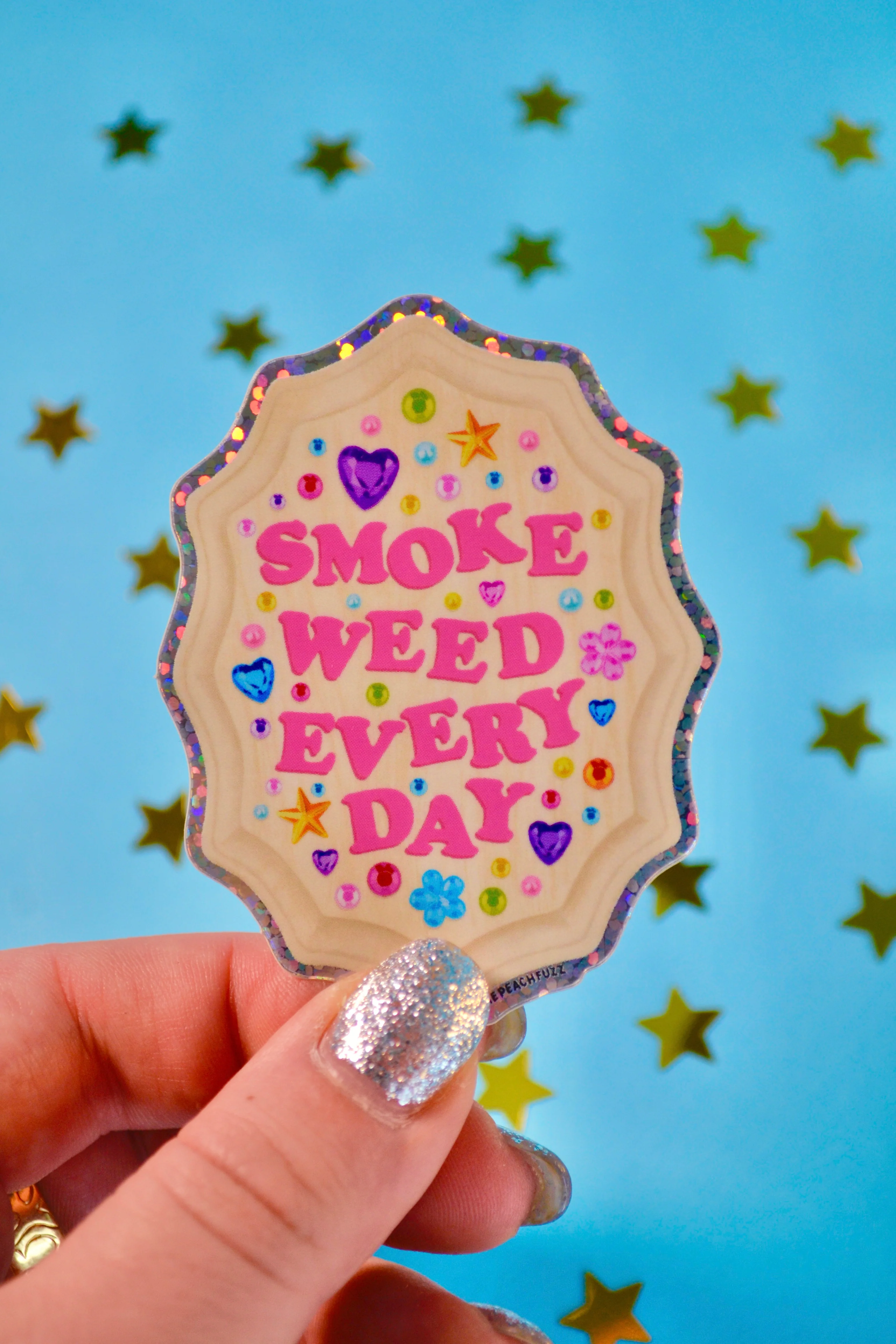 Smoke Weed Everyday Sticker - Image 2