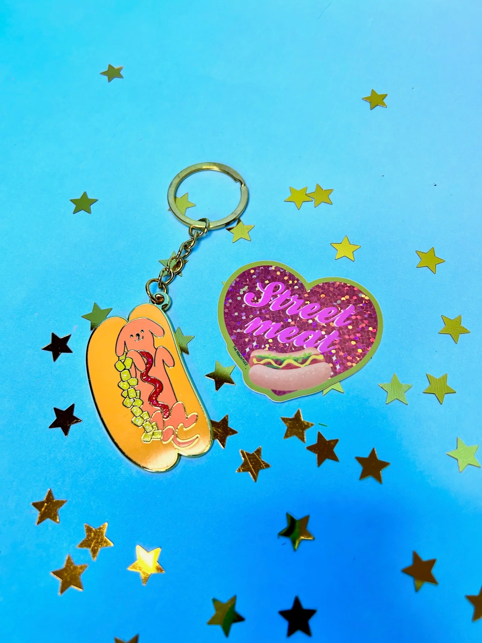 Street Meat Glitter Sticker - Image 8