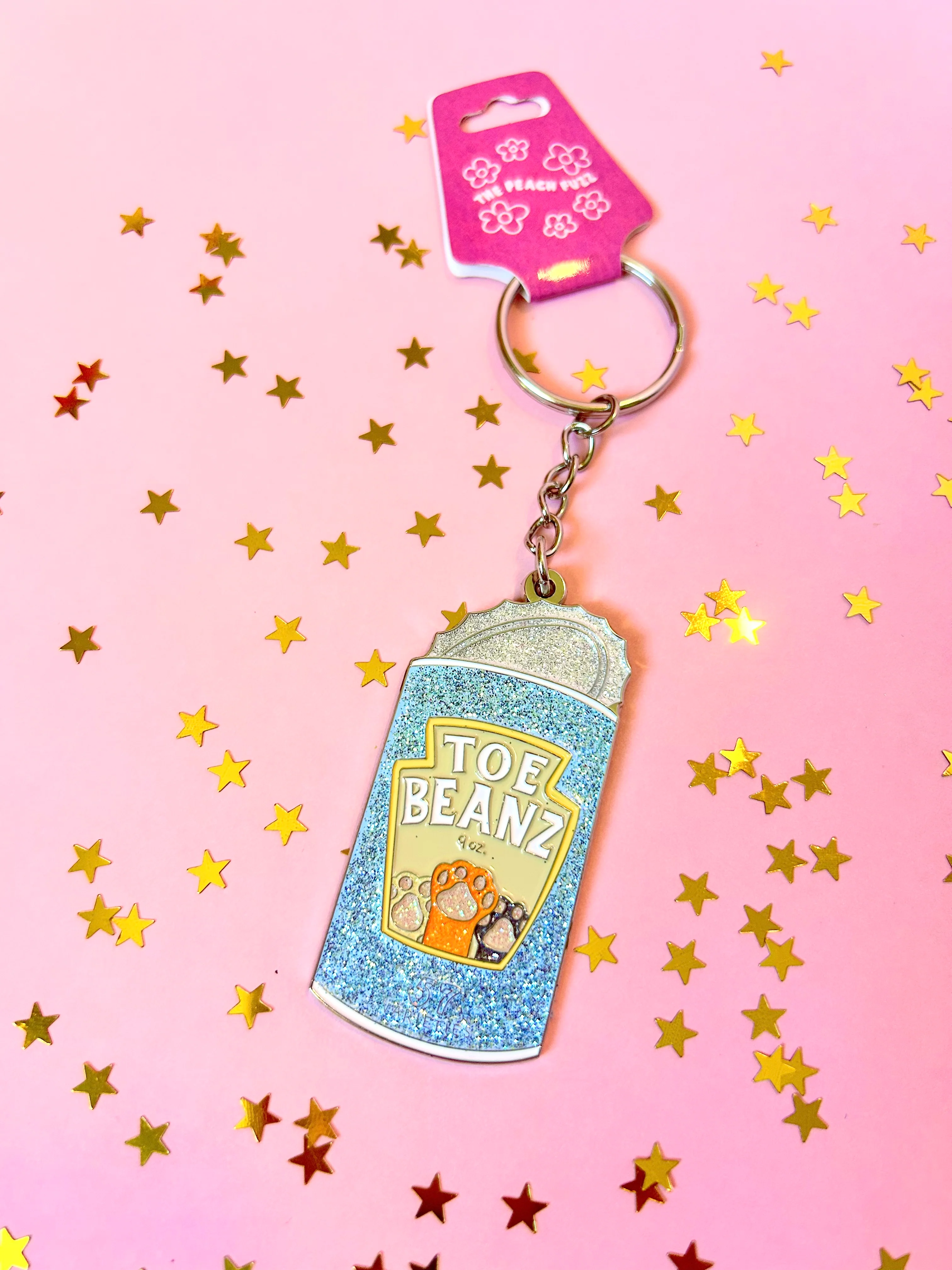 Toe Beans Glitter Keychain - Image 3