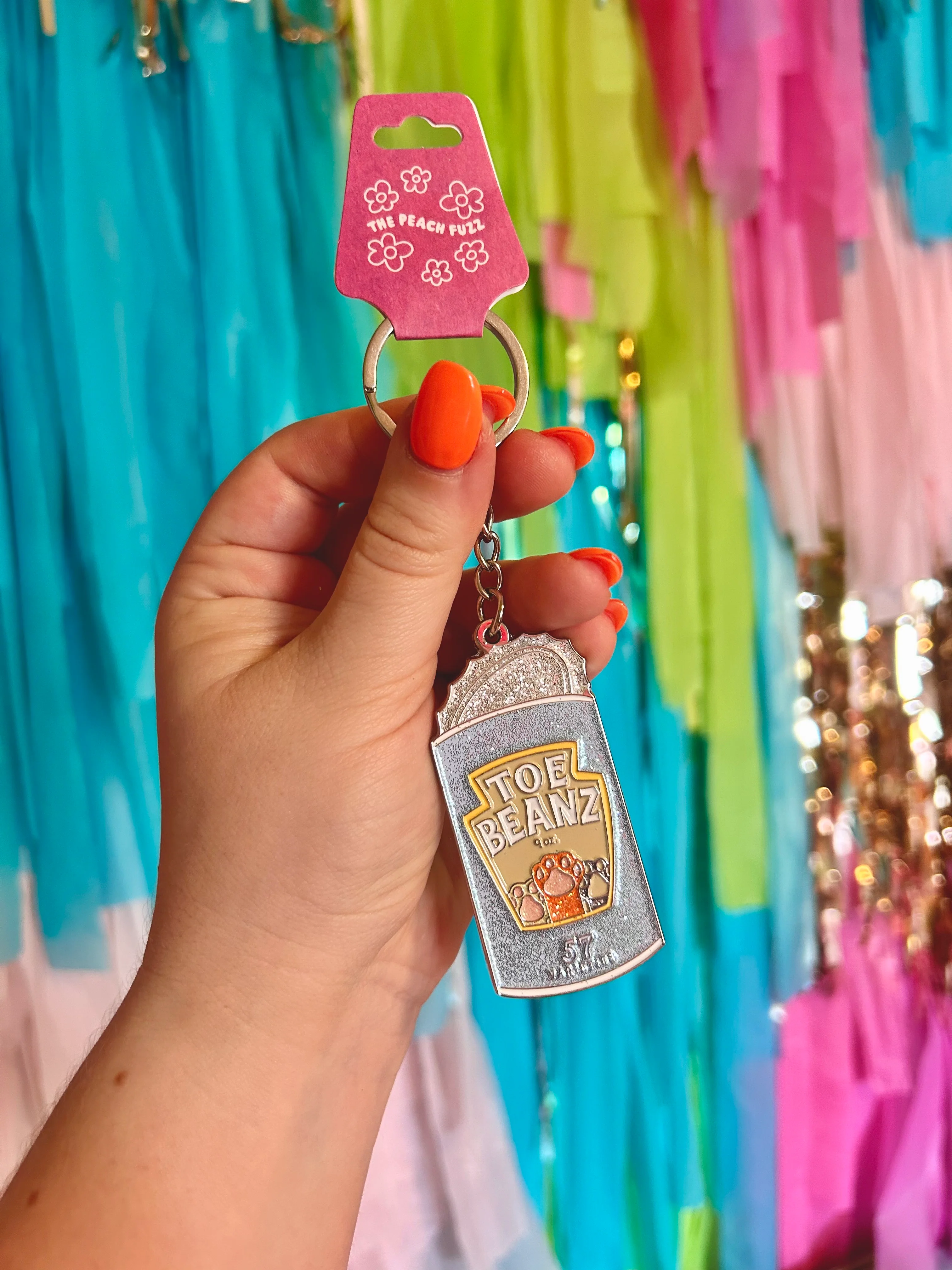 Toe Beans Glitter Keychain - Image 7
