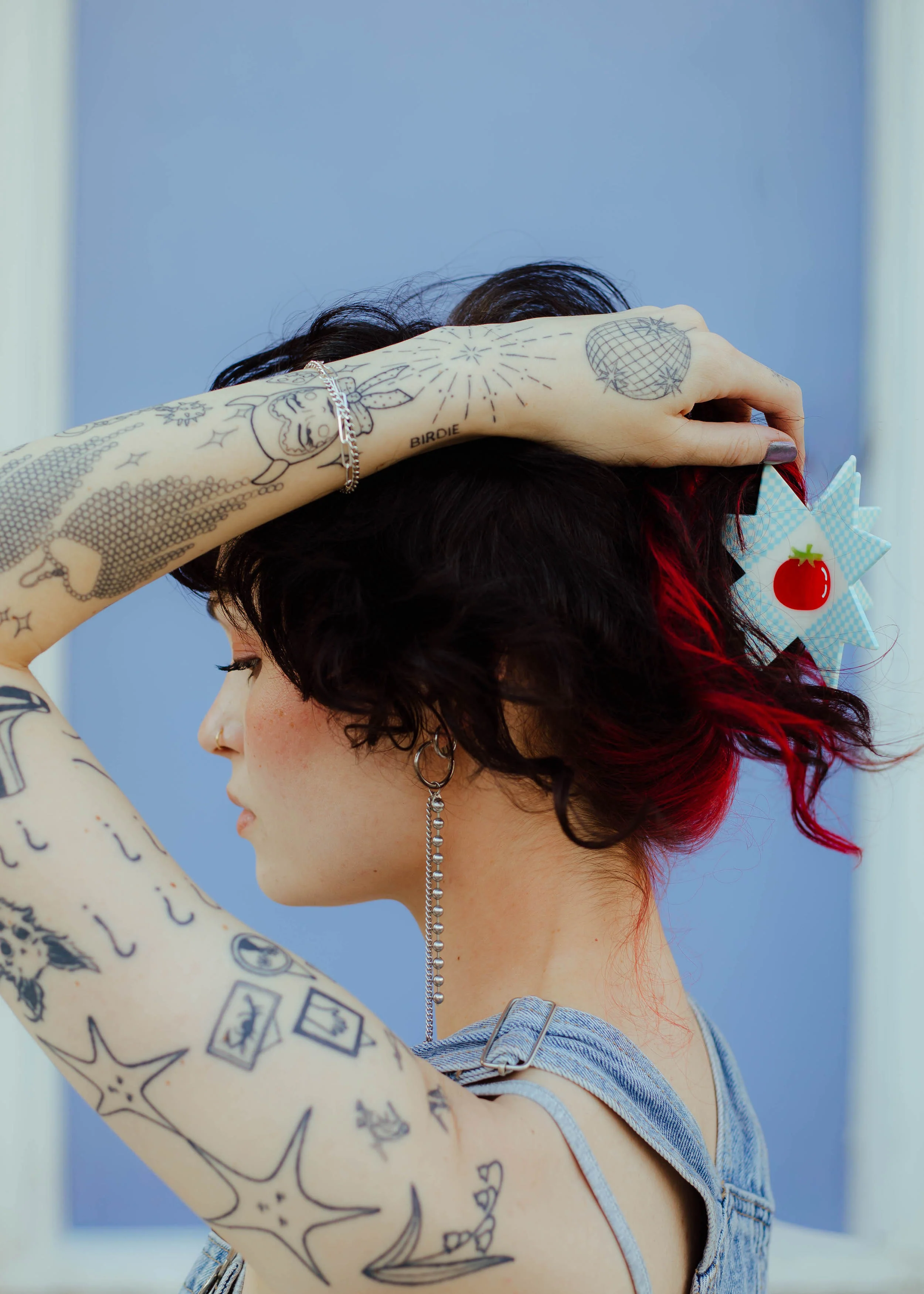 Tomato Quilt Hair Claw  TPF x Chaos Magic Studio - Image 8
