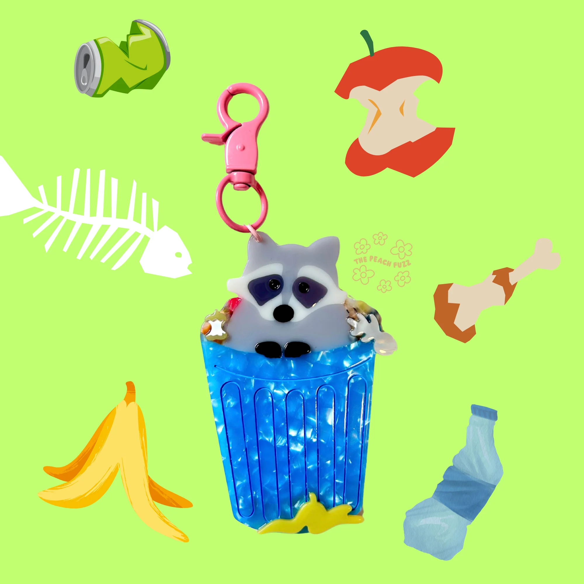 Trash Panda Keychain - Image 2