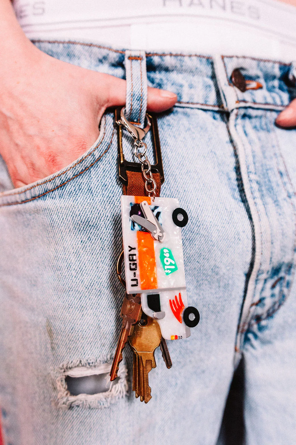 U-Gay Moving Truck Keychain - Image 3
