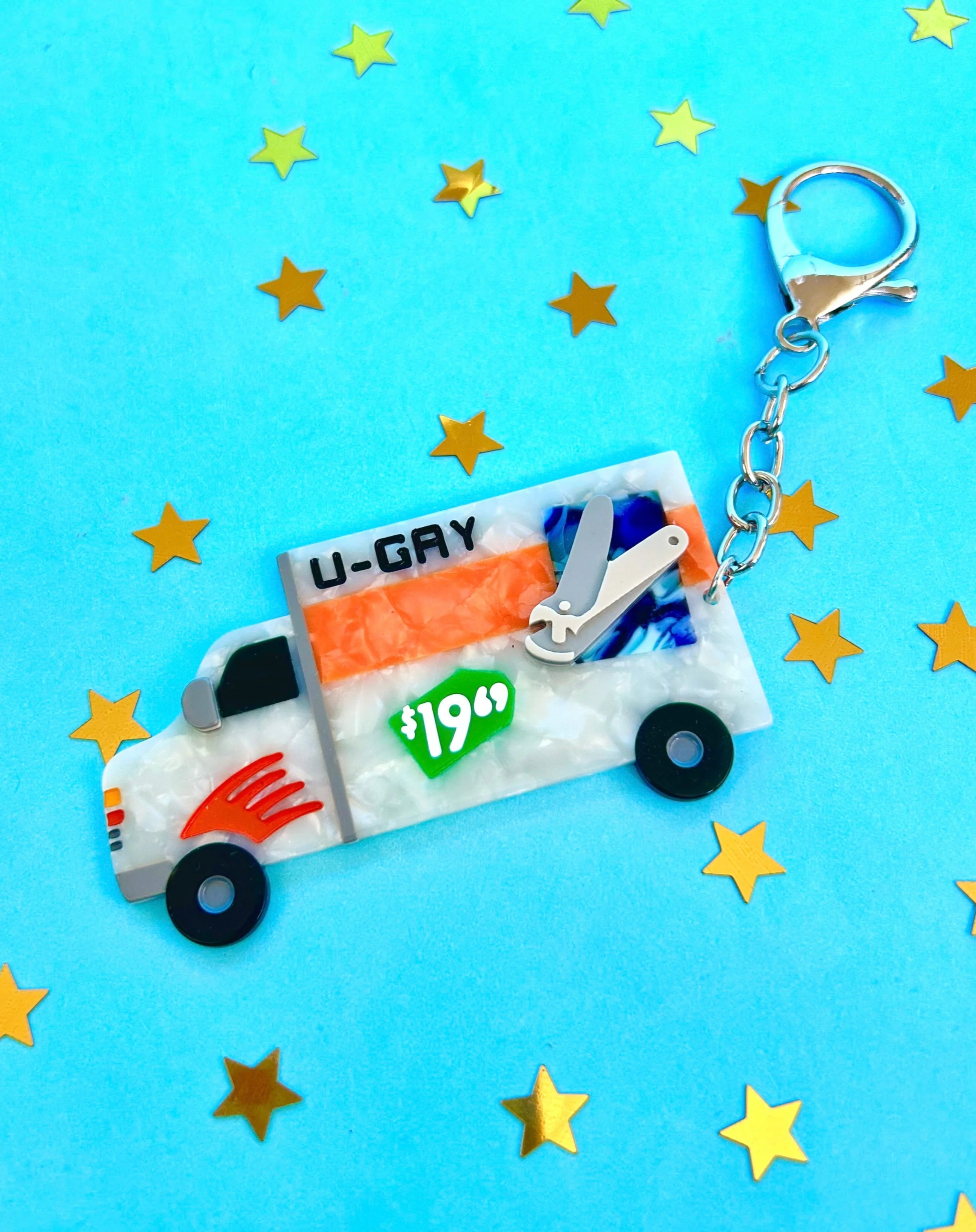 U-Gay Moving Truck Keychain - Image 5