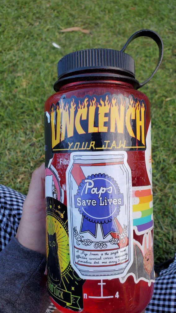 Unclench Your Jaw Sticker - Image 5