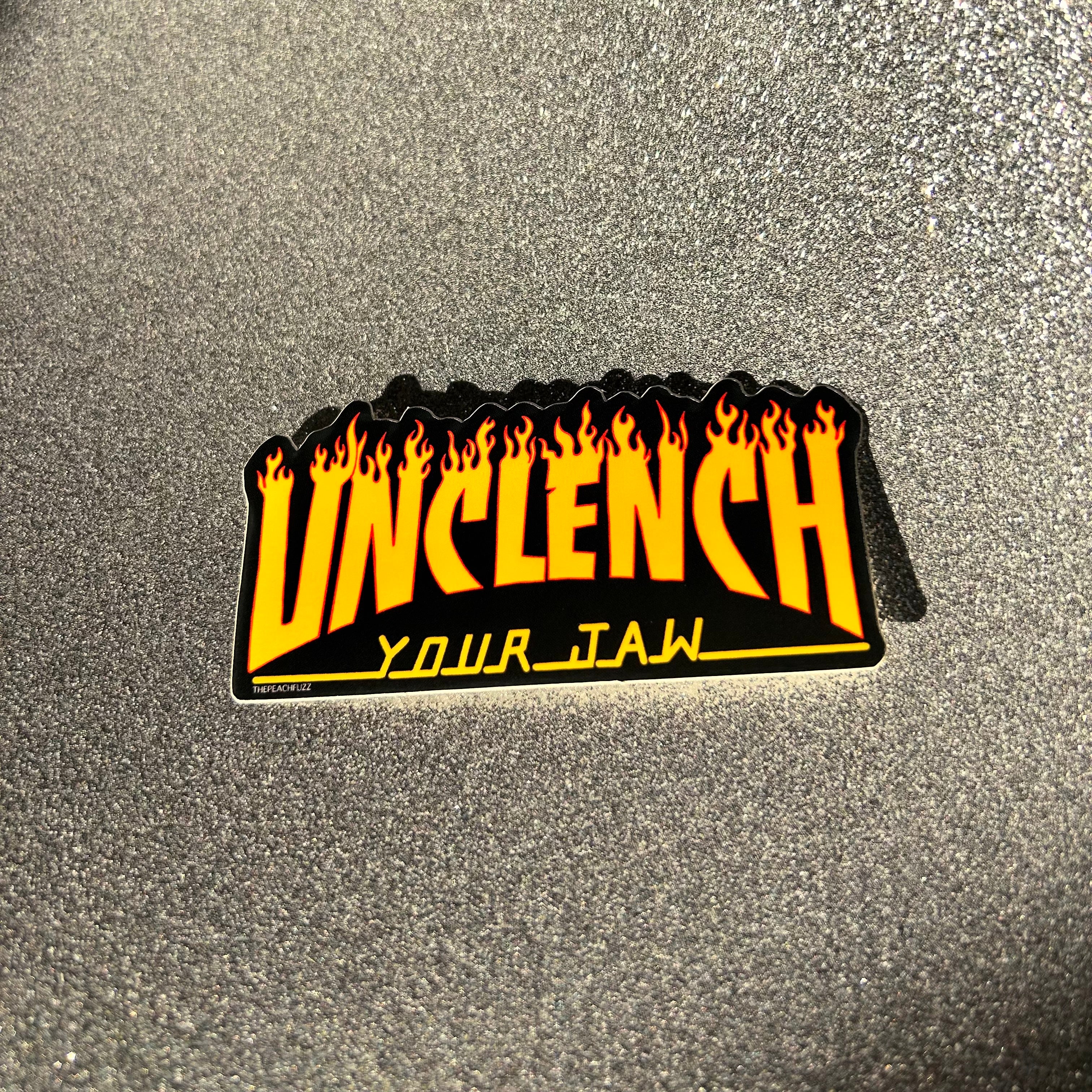 Unclench Your Jaw Sticker - Image 6