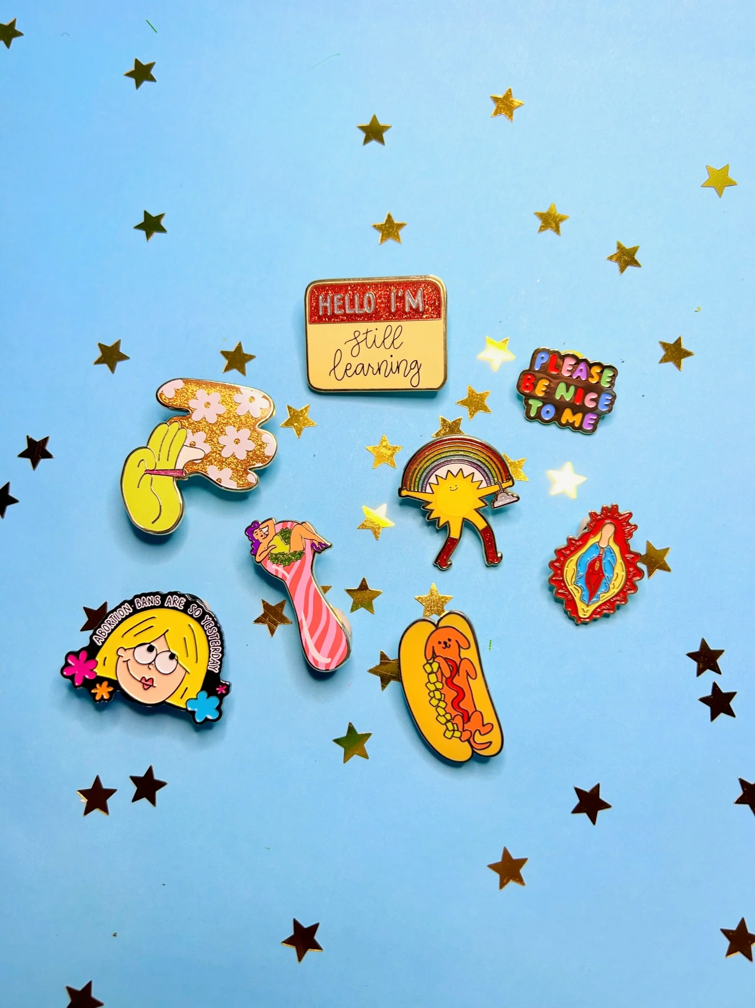 Holey Mary Enamel Pin - Image 5