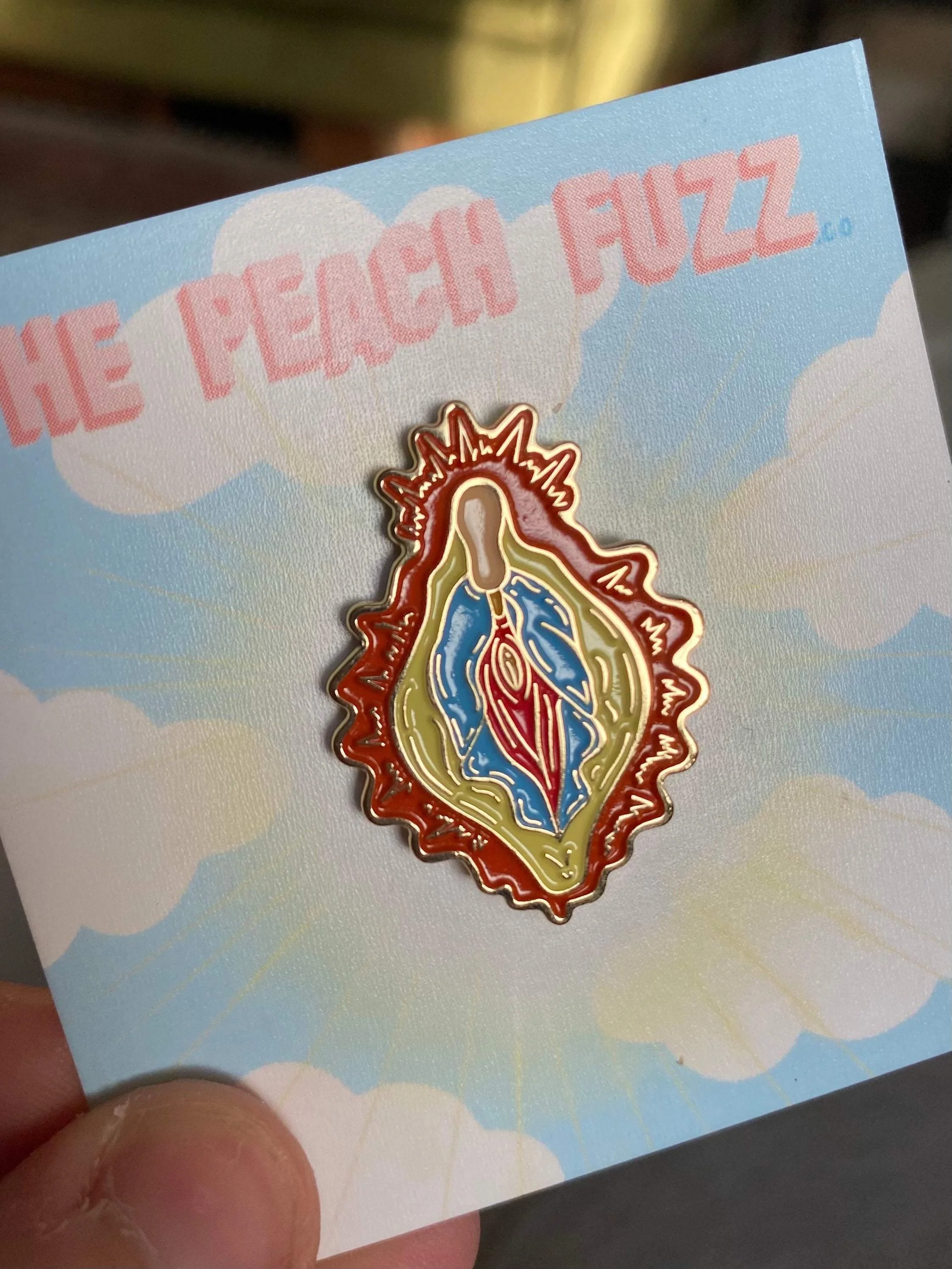 Holey Mary Enamel Pin - Image 6