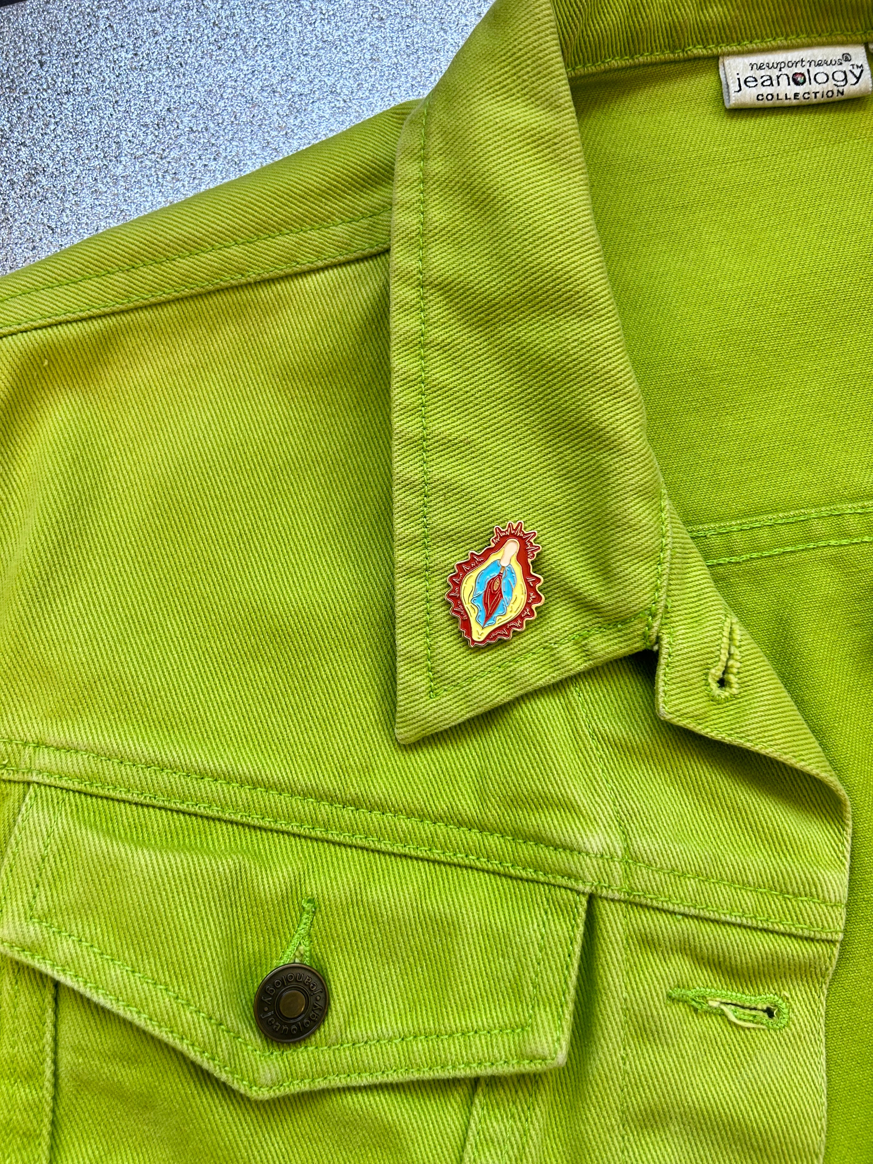 Holey Mary Enamel Pin - Image 7