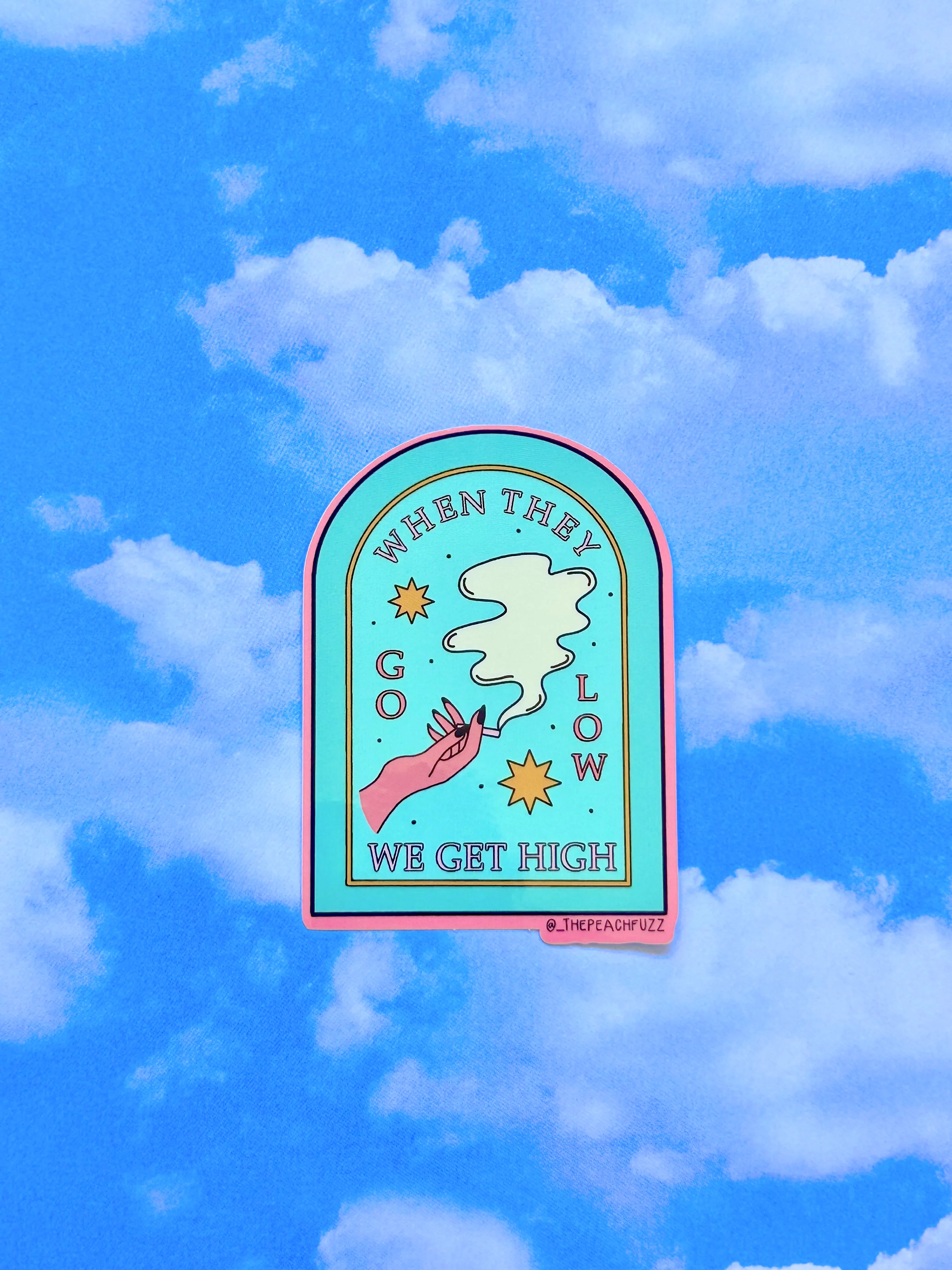 Go Low, Get High Sticker - Image 5